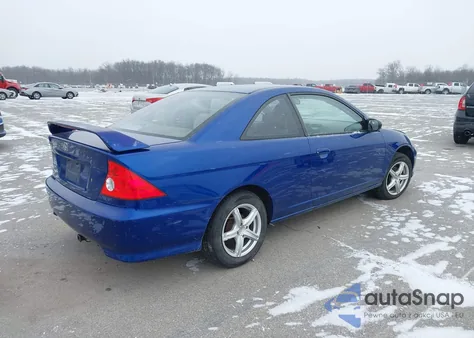 2004 Honda Civic Lx z USA, uszkodzony, nr VIN 1HGEM22584L066764